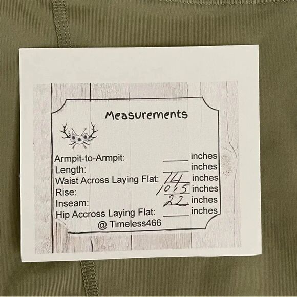 Victoria Secret Sport  Mid-Rise Olive Green Mesh Athletic Running Leggings SZ S - Picture 9 of 11